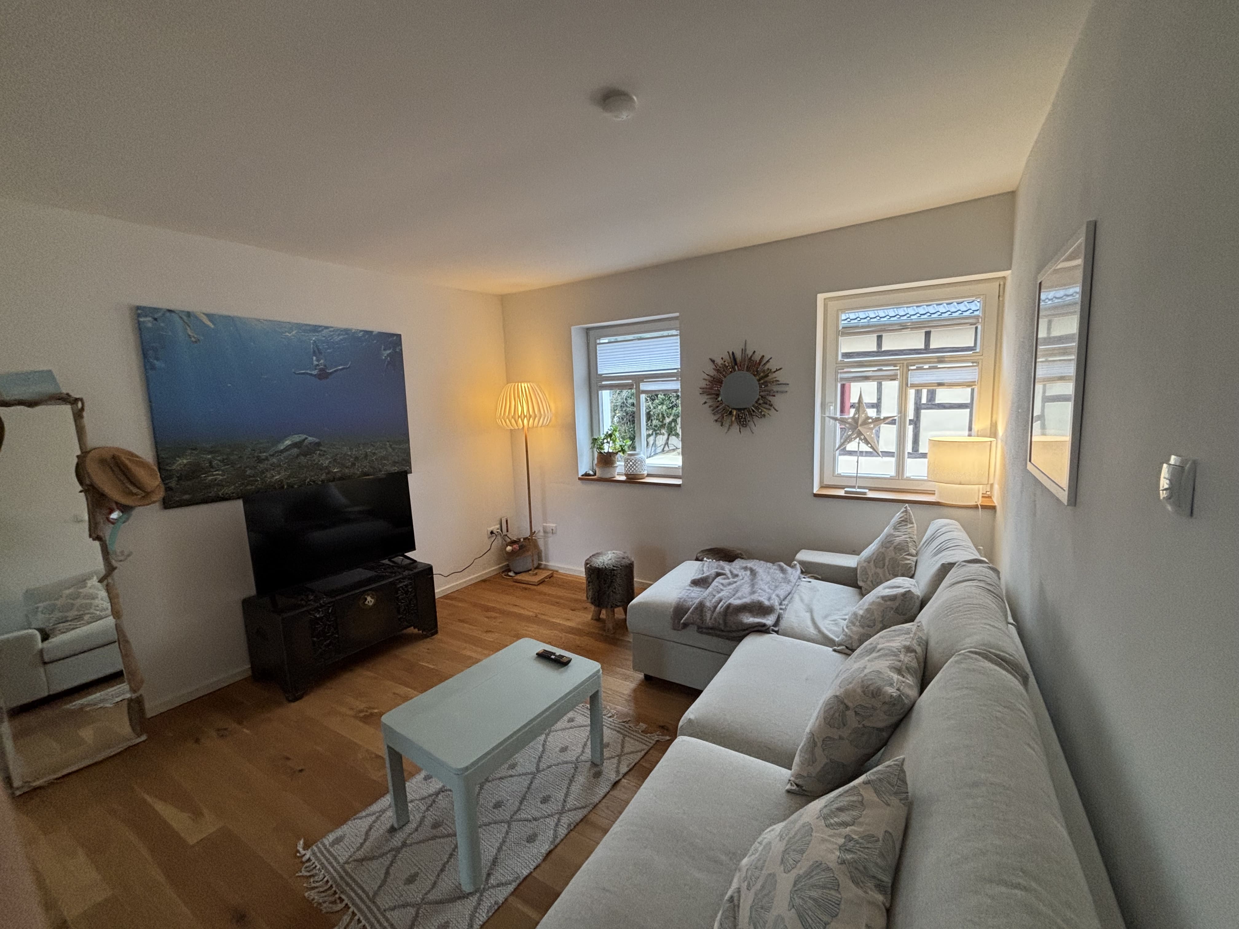 Wohnzimmer der Ferienwohnung La Petite Provence im Ahrtal